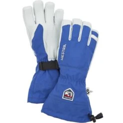 Hestra Handschuh ARMY LEATHER HELI SKI Royale Blau