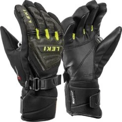 Leki Junior Handschuh RACE COACH C-TECH S Black/ice Lemon