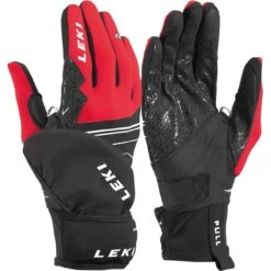 Leki Unisex Handschuh Tour MEZZA V PLUS Black/red