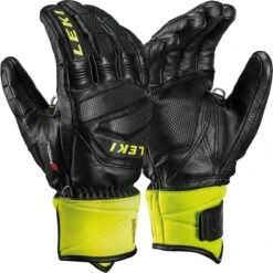 Leki Handschuh RACE DOWNHILL S Black/ice Lemon
