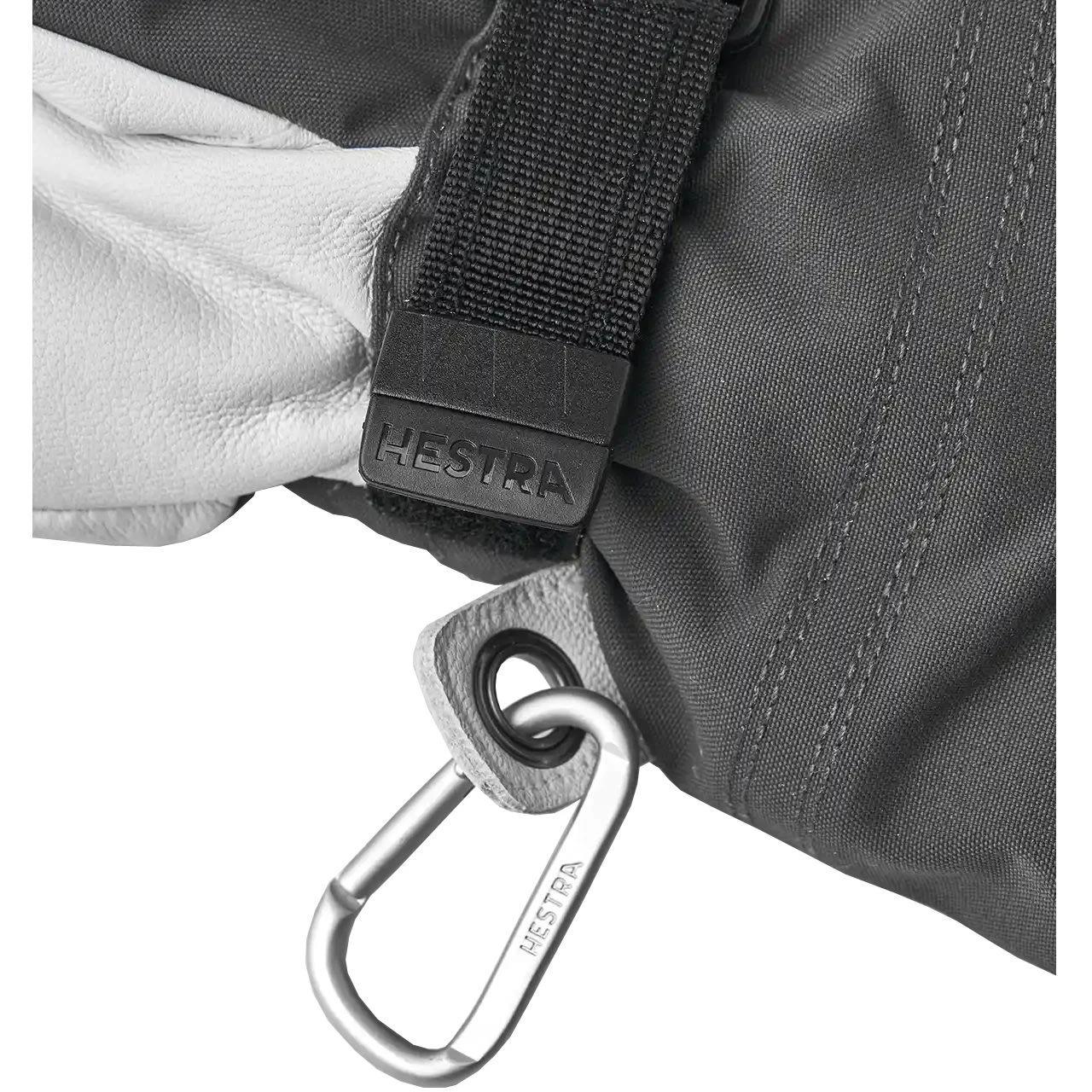 Hestra 3 Finger Handschuh HELI SKI Grau/weiß - Image 5