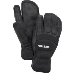 Hestra 3 Finger Handschuh VERTICAL CUT CZONE Schwarz