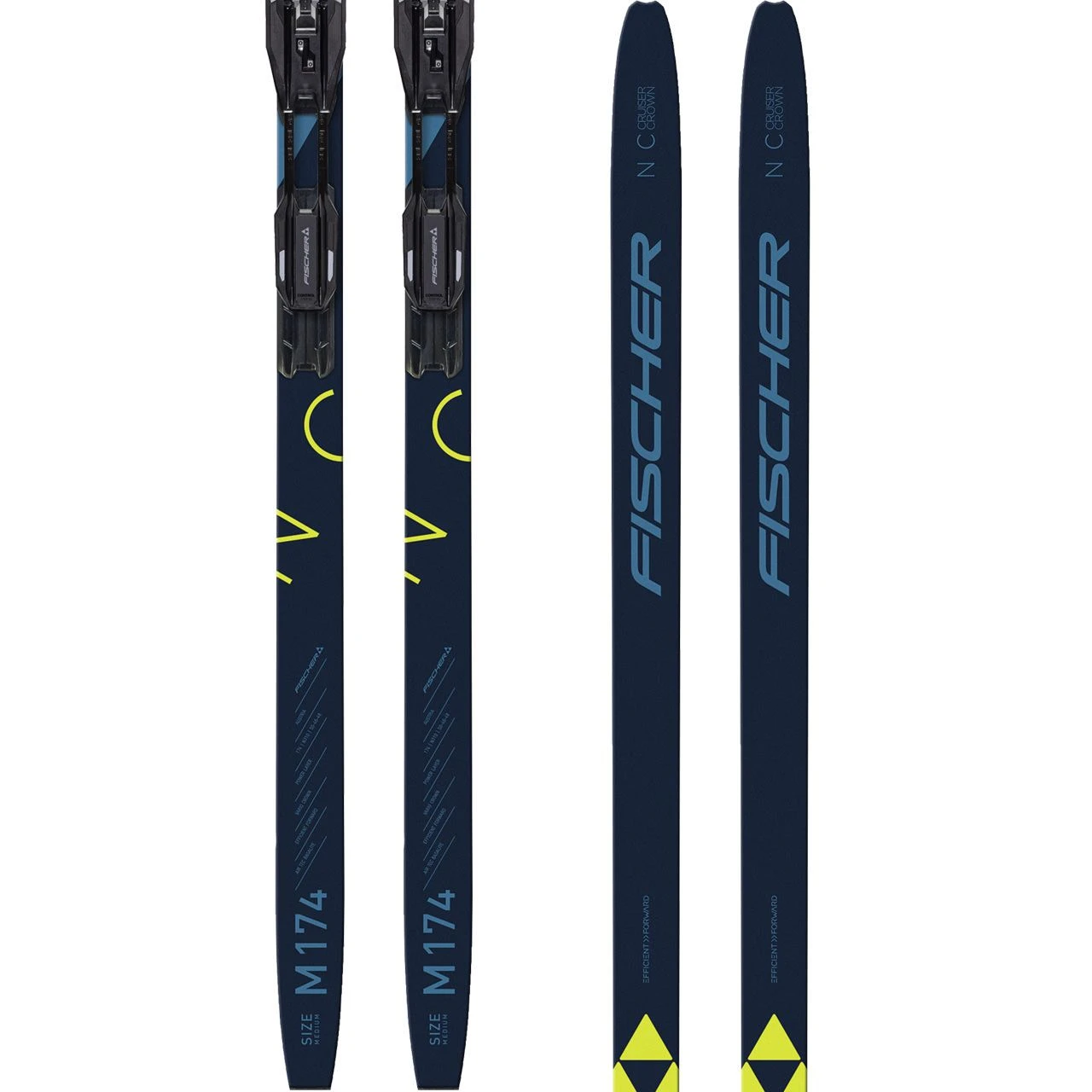 Fischer Cruiser EF Incl. Control Step-In IFP Blk/grey Bindung (2023/24)