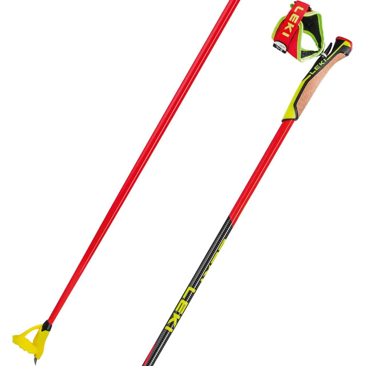 Leki HRC Marathon Bright Red/neonyellow/black
