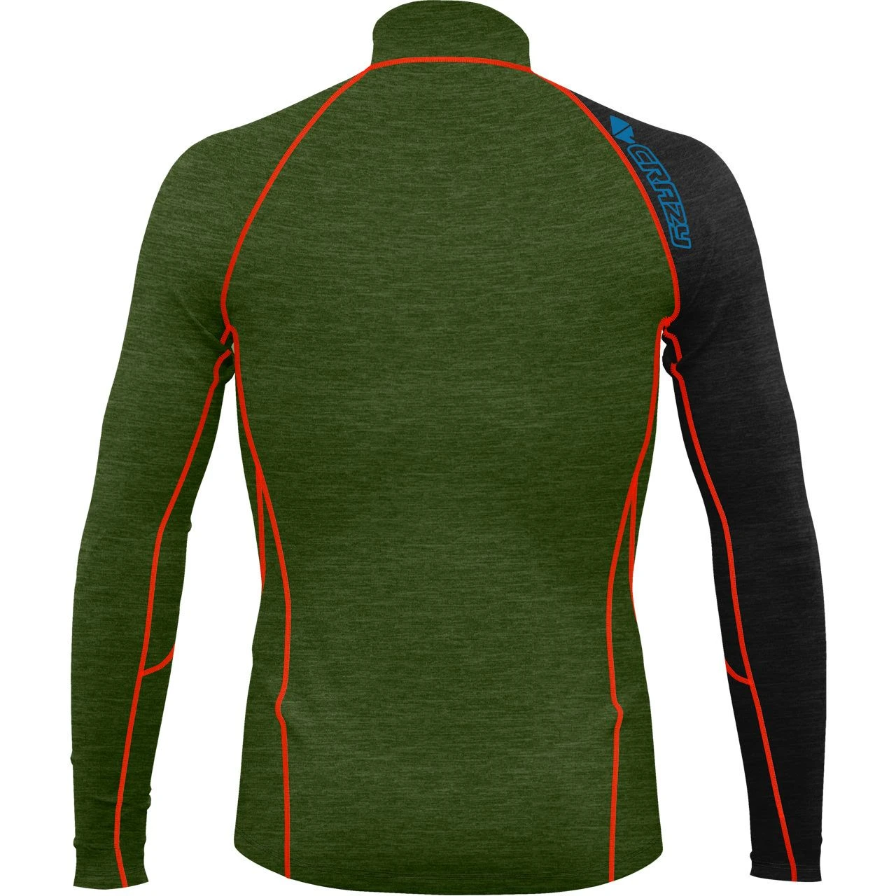 Langarm Zip-Shirt FAHRENHEIT Green - Image 2