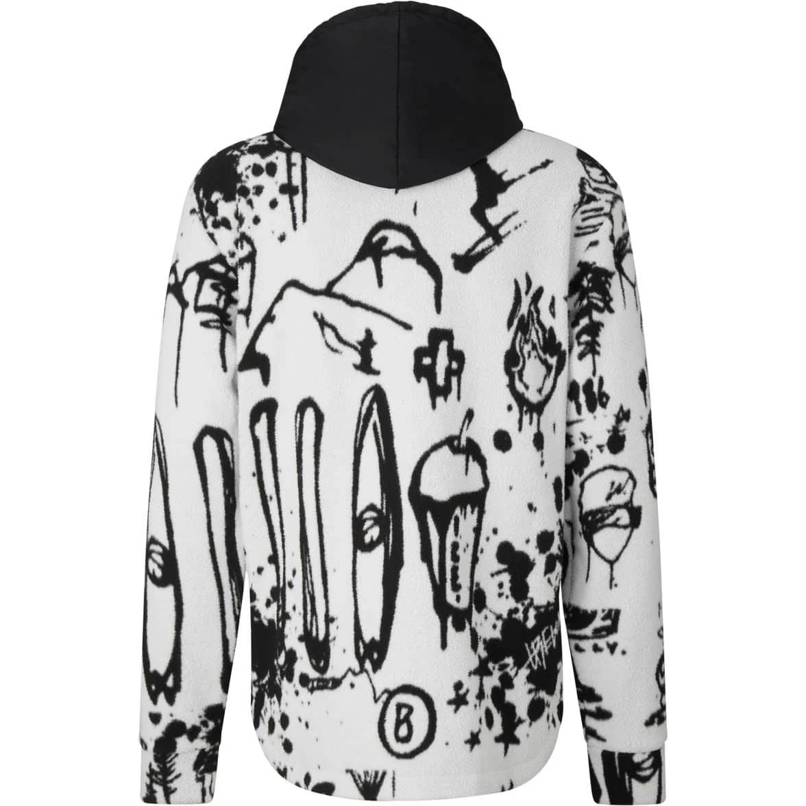 BOGNER FIRE+ICE Fleece Hoody GLACIER Neutral Flash - Image 2