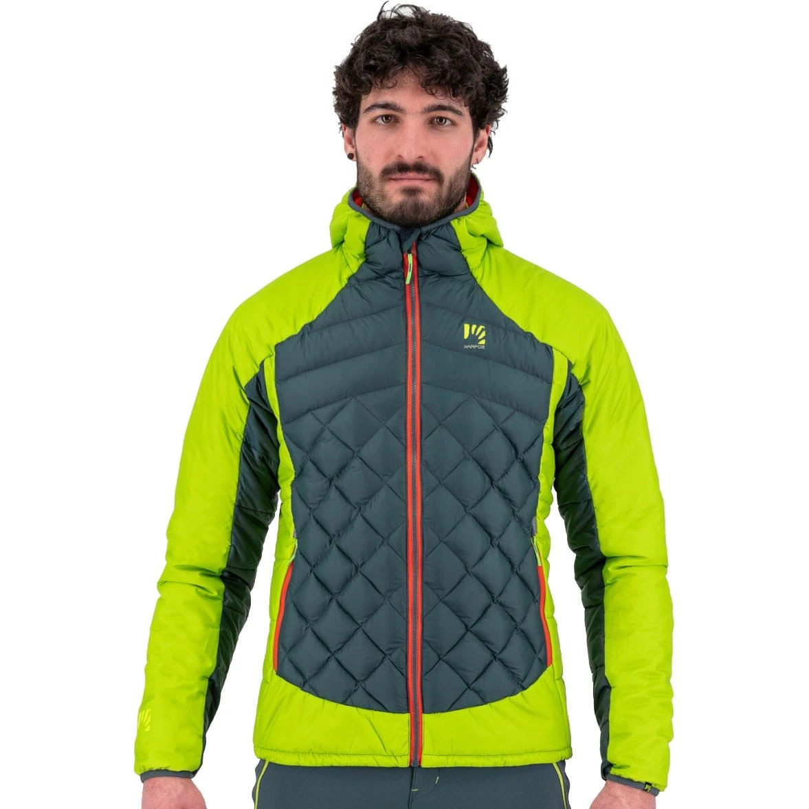 Karpos Primaloft Jacke LASTEI ACTIVE Dark Slate/lime Green - Image 2