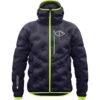 Daunen Jacke LEVITY Blue/green