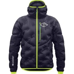 Daunen Jacke LEVITY Blue/green