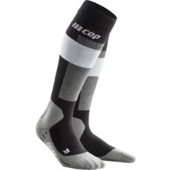 CEP Skisocken MERINO COMPRESSION Grey