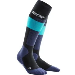 CEP Skisocken MERINO COMPRESSION Blue