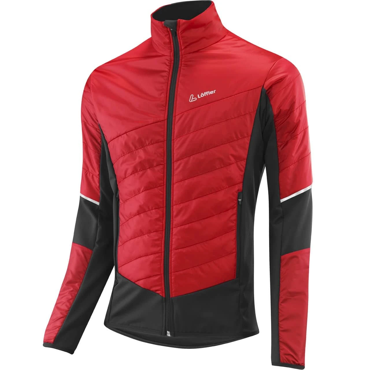 Loeffler Hybrid Jacke PRIMALOFT 60 Red/black