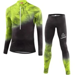 Loeffler Rennanzug WORLDCUP Black/light Green