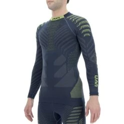 UYN Stehkragen Shirt RESILYON Dark Blue/yellow