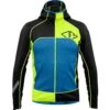 Kapuzen Jacke RESOLUTION Blue/lime