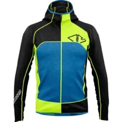 Kapuzen Jacke RESOLUTION Blue/lime