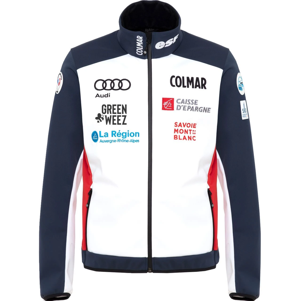 Colmar Softshell Jacke TEAM FRANCE White/blue Black