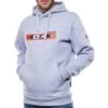 Hoodie RETRO RC4 Lightgrey Melange