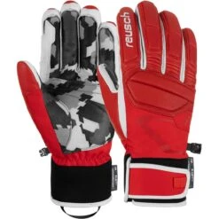 Reusch Handschuh MARCO ODERMATT Fire Red/grey Camo