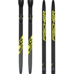 Fischer SCS Skate Black/yellow Inkl. Race Skate Bindung (2022/23)
