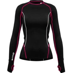 Langarm Shirt ALLURE Black/pink