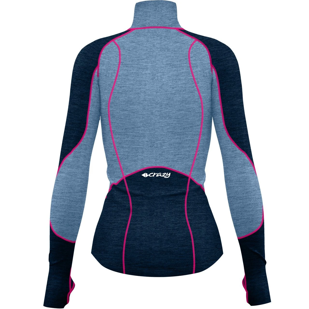 Langarm Zip-Shirt ALLURE ZIP Blue - Image 2