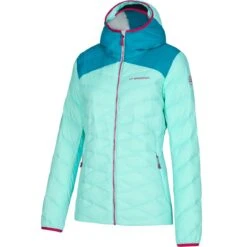 La Sportiva Daunen Jacke DEIMOS Turquoise/crystal