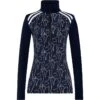 Skishirt LUNA PRINT Midnight Blue