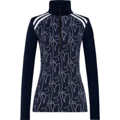 Skishirt LUNA PRINT Midnight Blue