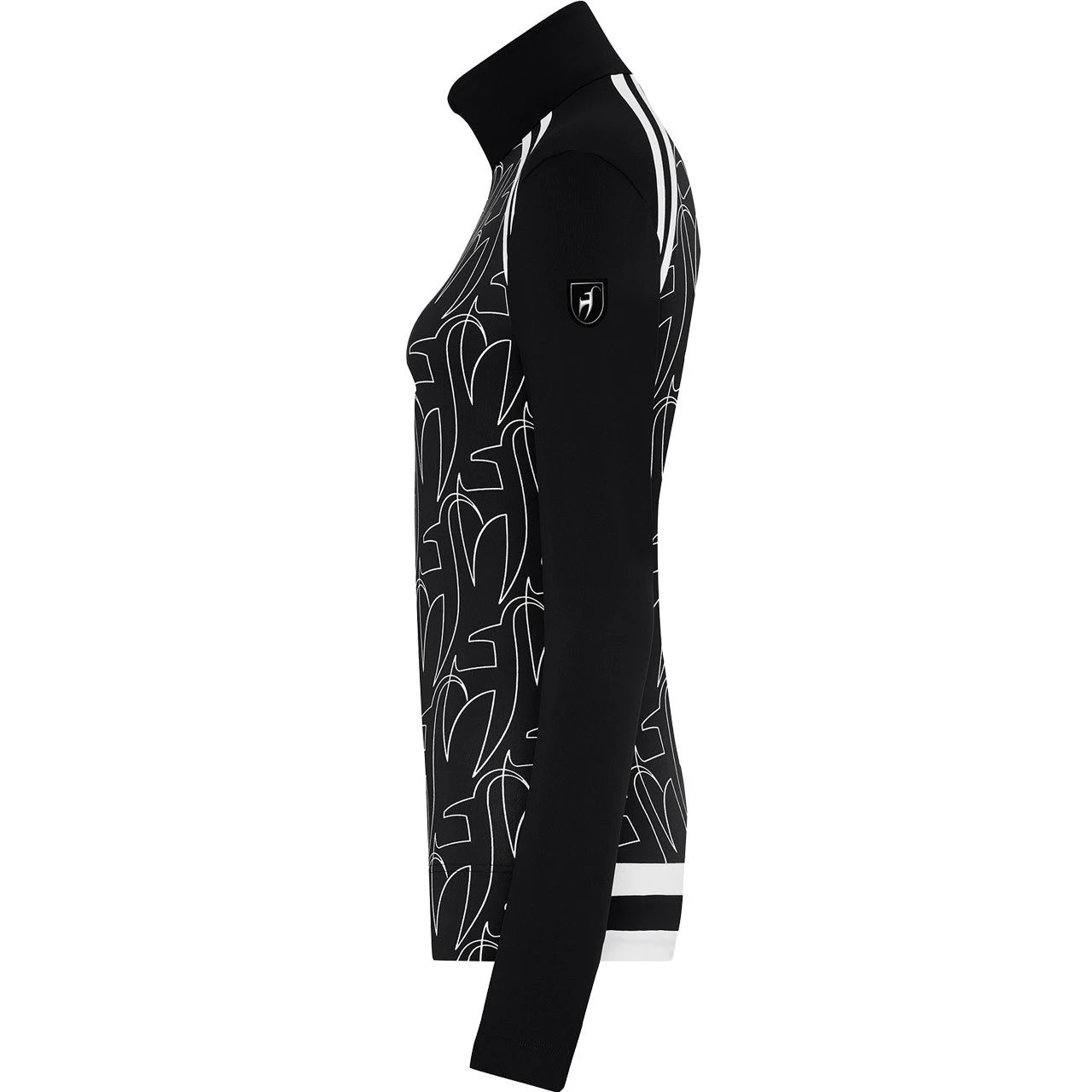 Skishirt LUNA PRINT Black - Image 3