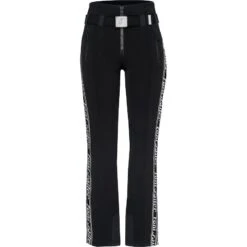 Damen Jet-Hose MILA LOGO Black