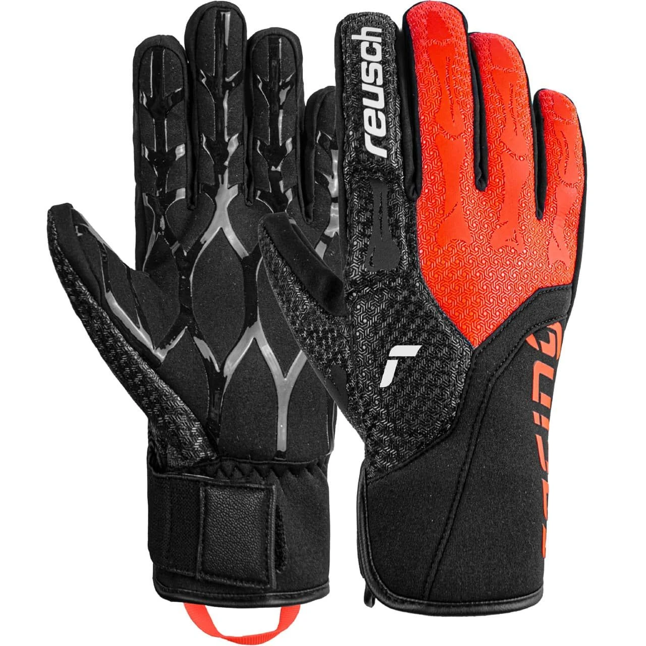 Reusch Handschuh WORLDCUP WARRIOR SPEEDLINE Black/fluo Red