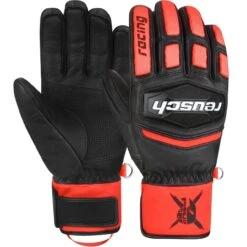 Reusch Handschuh WORLDCUP WARRIOR TEAM Black/fluo Red
