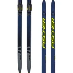 Fischer Aerolite Skate 70 Blue/yellow Inkl. Control Skate Step-In Bindung (2023/24)