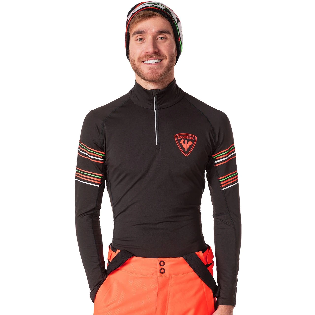 Herren Midlayer 1/2 Zip CLASSIQUE HERO Black