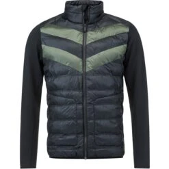 Hybridjacke DOLOMITI Black/olive
