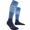 CEP Skisocken ULTRALIGHT COMPRESSION Light Blue/blue